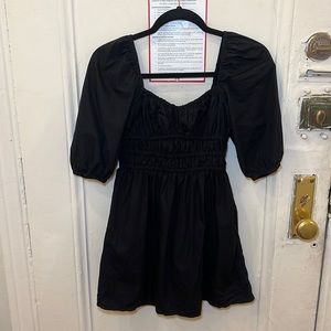 Faithfull The Brand Puff Sleeve Mini Dress